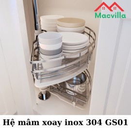 Hệ Mâm Xoay Inox 304 GS01.8E