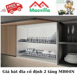 Giá Bát Đĩa Cố Định 2 Tầng MB04N