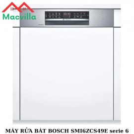 MÁY RỬA BÁT BOSCH SMI6ZCS49E SERIE 6 CHÍNH HÃNG GIÁ RẺ