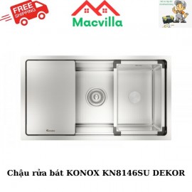 CHẬU RỬA BÁT KONOX KN8146SU DEKOR CHÍNH HÃNG GIÁ RẺ