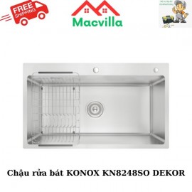 CHẬU RỬA BÁT KONOX KN8248SO DEKOR CHÍNH HÃNG GIÁ RẺ