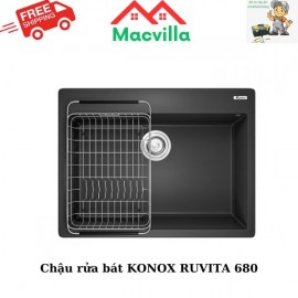 CHẬU RỬA BÁT KONOX RUVITA 680 CHÍNH HÃNG GIÁ RẺ