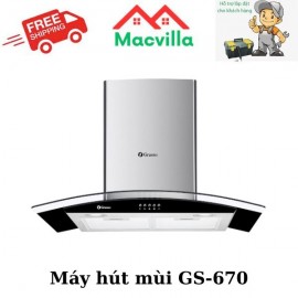 MÁY HÚT MÙI  GRASSO CAO CẤP GS-670 CHÍNH HÃNG GIÁ RẺ