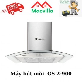 MÁY HÚT MÙI  GRASSO CAO CẤP GS 2-900 CHÍNH HÃNG GIÁ RẺ