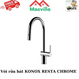 VÒI RỬA BÁT KONOX RESTA CHROME CHÍNH HÃNG GIÁ RẺ