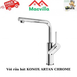 VÒI RỬA BÁT KONOX ARTAN CHROME CHÍNH HÃNG GIÁ RẺ