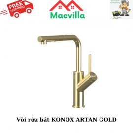 VÒI RỬA BÁT KONOX ARTAN GOLD CHÍNH HÃNG GIÁ RẺ