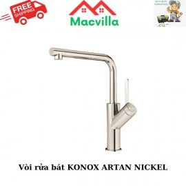 VÒI RỬA BÁT KONOX ARTAN NICKEL CHÍNH HÃNG GIÁ RẺ