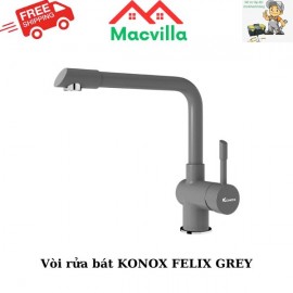VÒI RỬA BÁT KONOX FELIX GREY  CHÍNH HÃNG GIÁ RẺ
