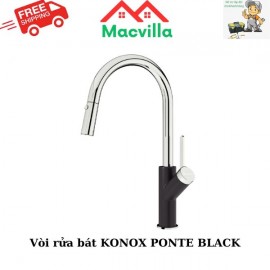VÒI RỬA BÁT KONOX PONTE BLACK CHÍNH HÃNG GIÁ RẺ
