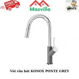 VÒI RỬA BÁT KONOX PONTE GREY CHÍNH HÃNG GIÁ RẺ