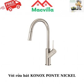 VÒI RỬA BÁT KONOX PONTE NICKEL CHÍNH HÃNG GIÁ RẺ