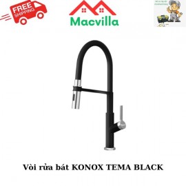 VÒI RỬA BÁT KONOX TEMA BLACK CHÍNH HÃNG GIÁ RẺ