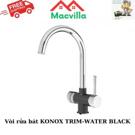 VÒI RỬA BÁT KONOX TRIM-WATER BLACK CHÍNH HÃNG GIÁ RẺ