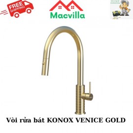 VÒI RỬA BÁT KONOX VENICE GOLD CHÍNH HÃNG GIÁ RẺ