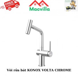 VÒI RỬA BÁT KONOX VOLTA CHROME CHÍNH HÃNG GIÁ RẺ